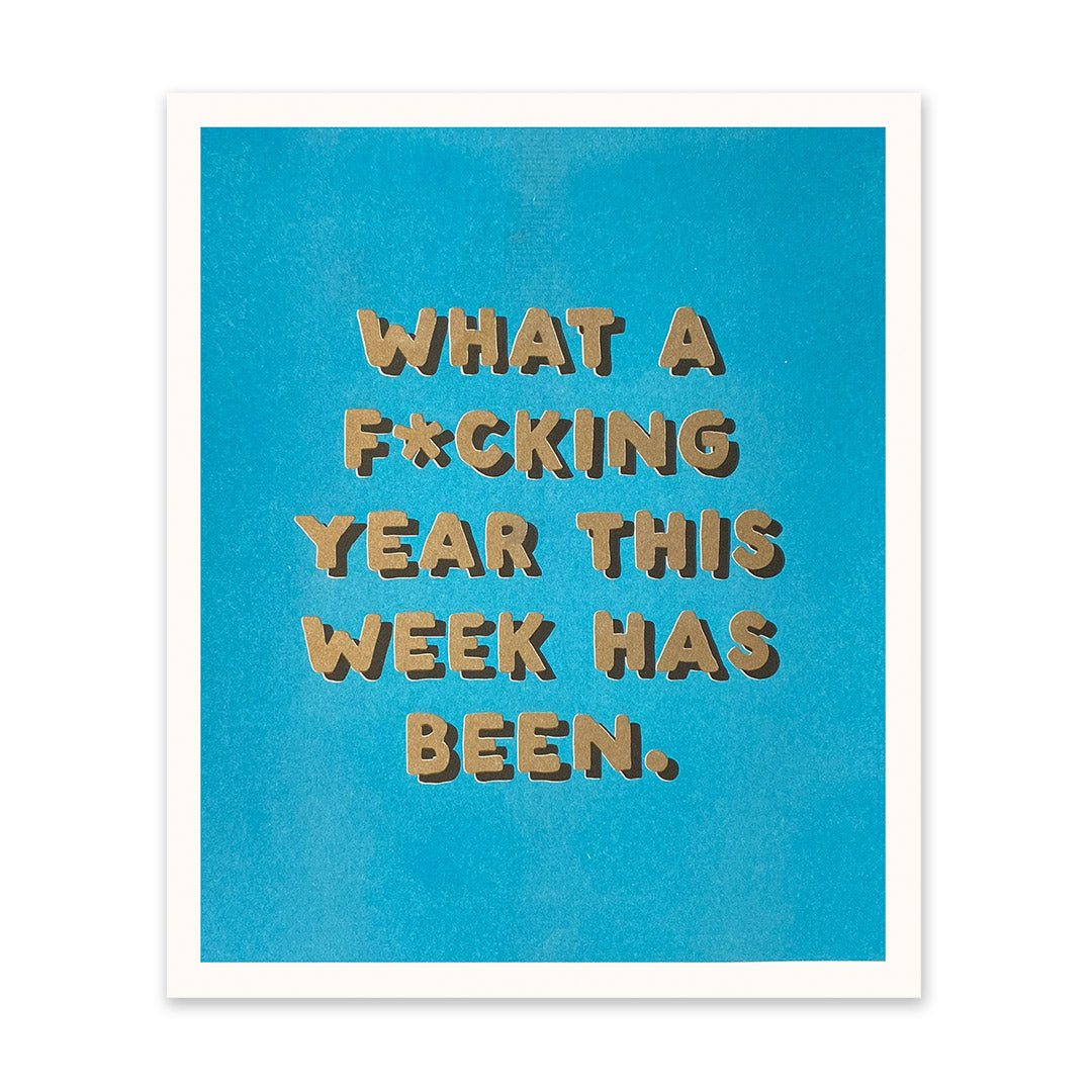 What A Year Art Print (11054)