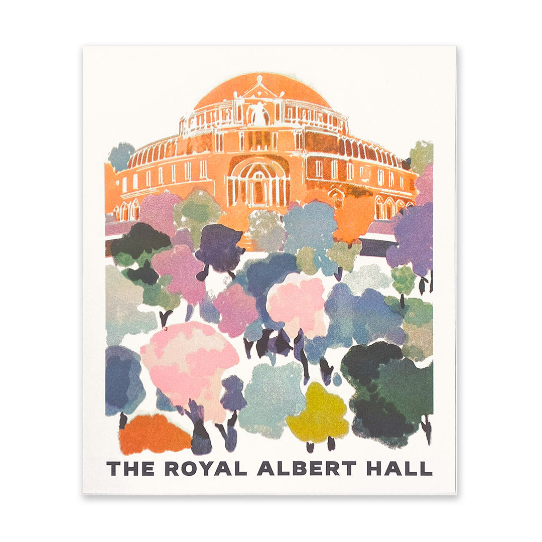 Royal Albert Hall 2 Riso Print (12x10)(11116)