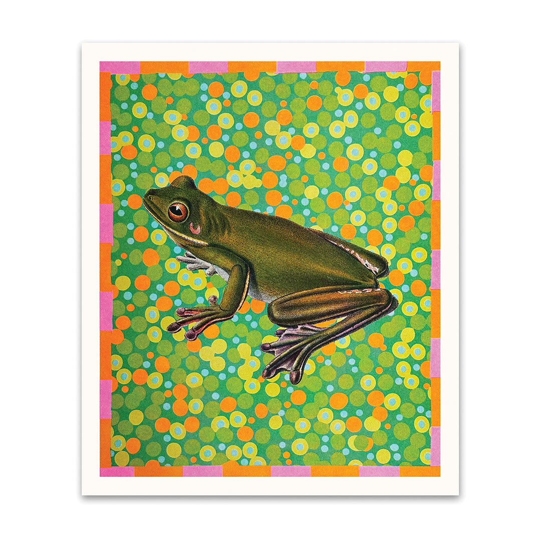 Frog Riso Print (12x10)(12174)