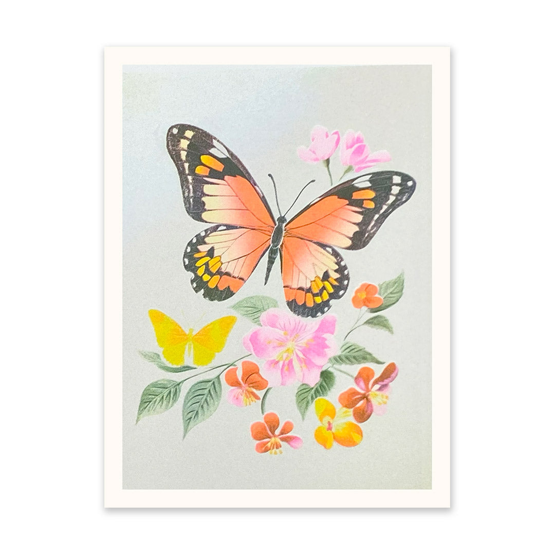 Neon Butterflies 2 Art Print (10933)