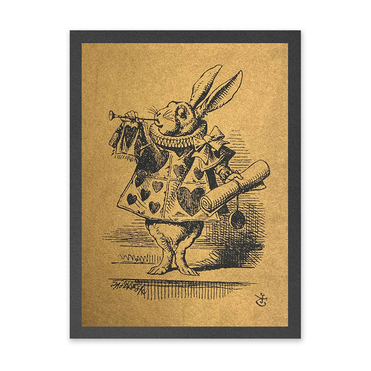 White Rabbit Fanfair Art Print (11420)