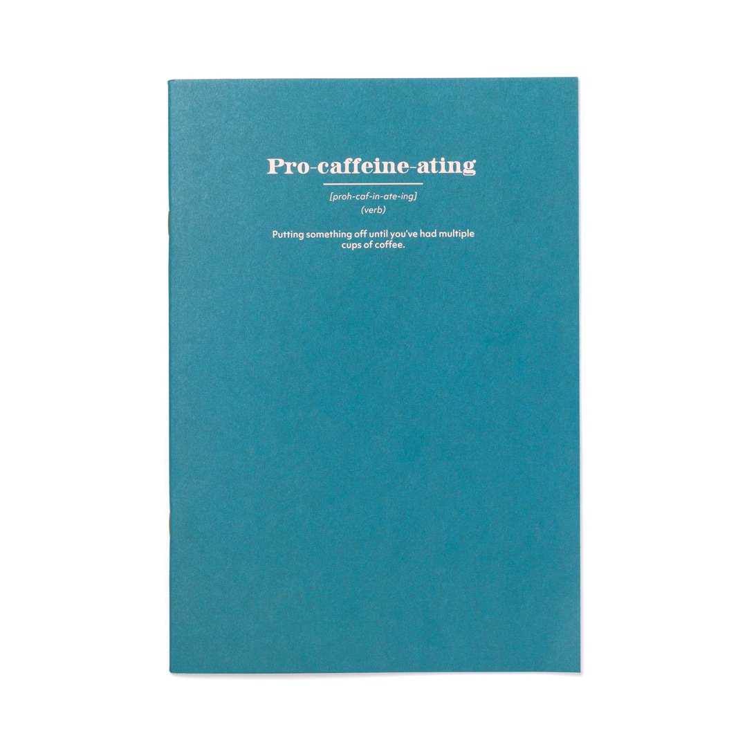 Pro Caffeine-ating A4ish Notebook