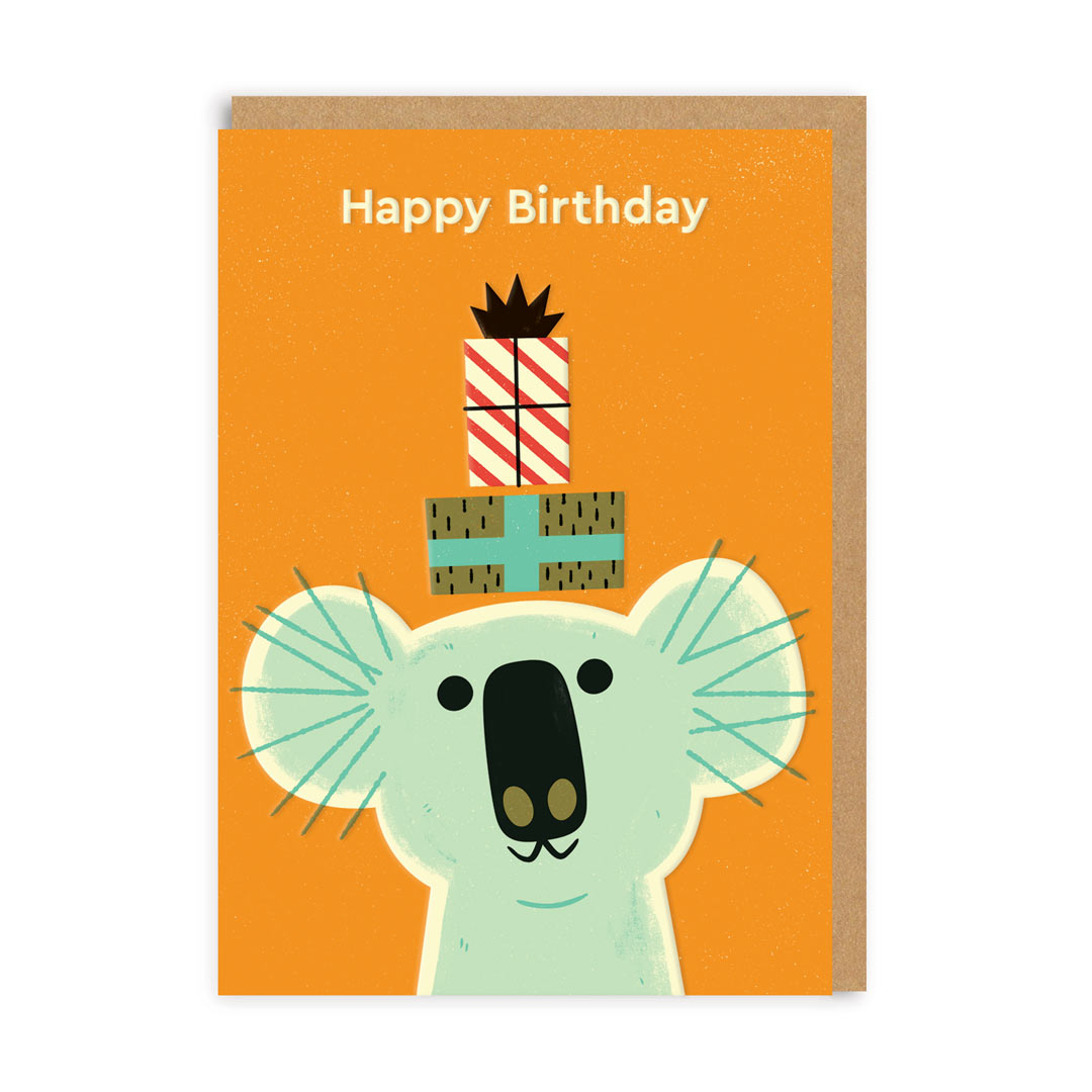 Birthday Koala Greeting Card
