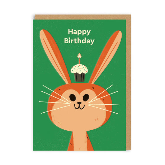 Birthday Rabbit Greeting Card