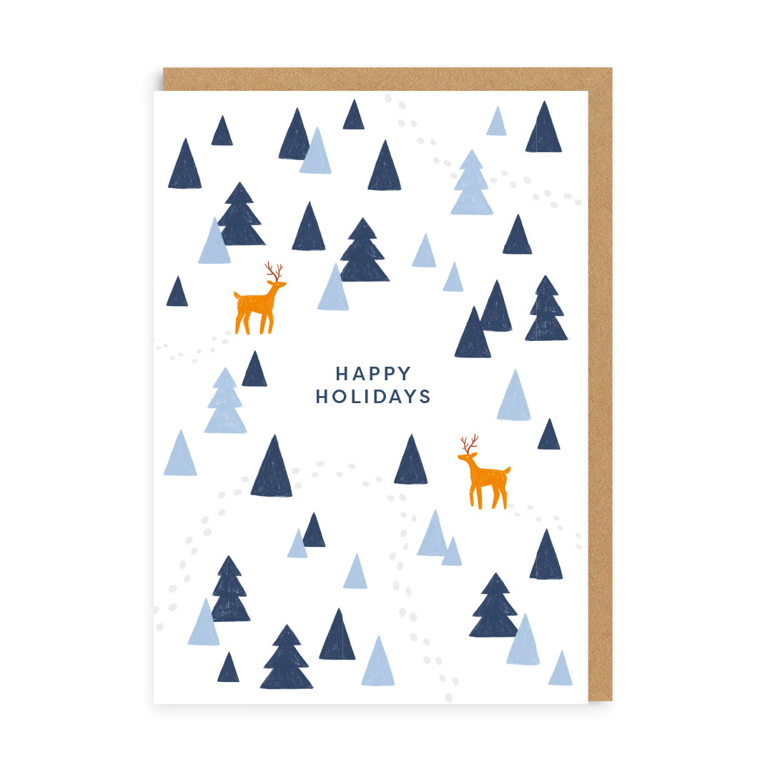 Tiny Forest Christmas Card