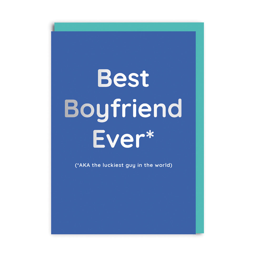 Best Boyfriend Ever Birthday Greeting Card