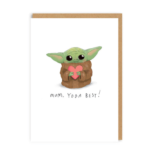 Mum, Yo-Da Best Greeting Card