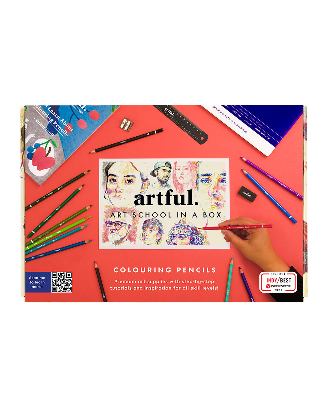 Artful: Art School in a Box - Coloring Pencil Edition
