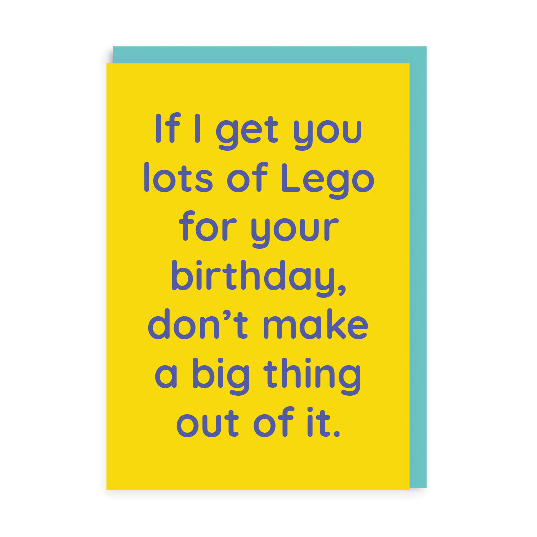 Lots of Lego Greeting Card