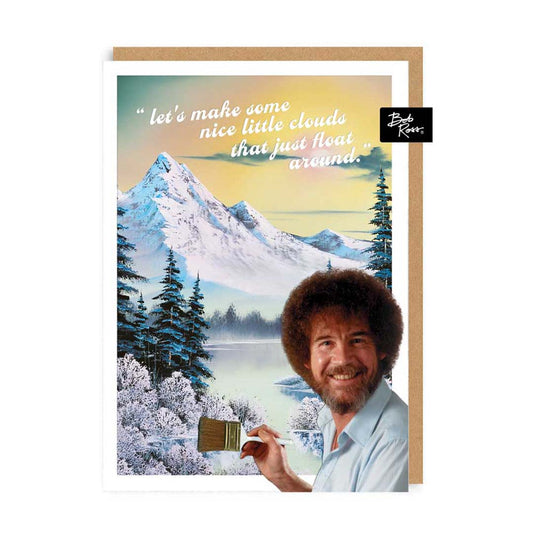 Bob Ross Nice Little Clouds Greeting Card