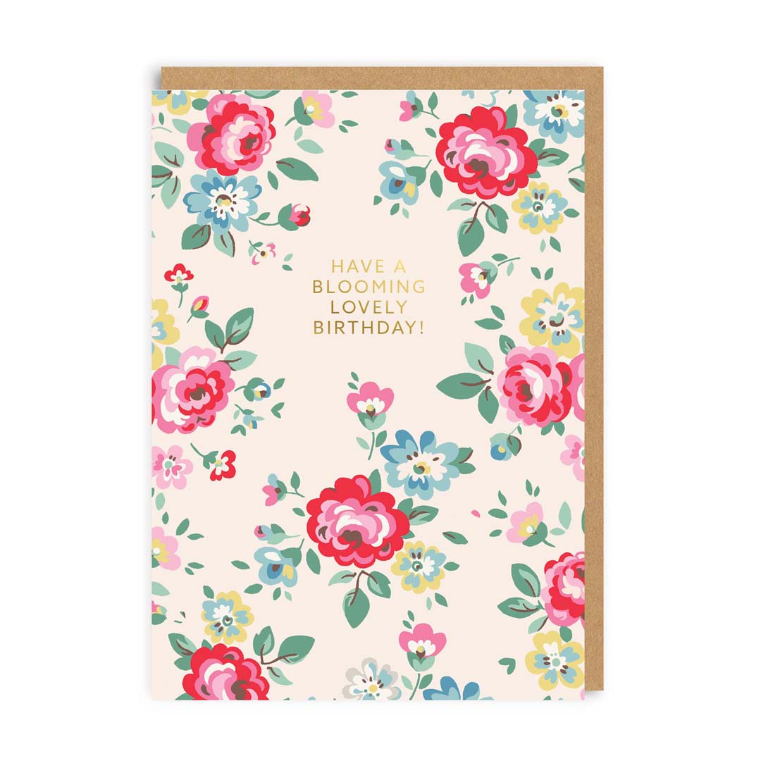 Cath Kidston Have A Blooming Lovely Birthday Greeting Card