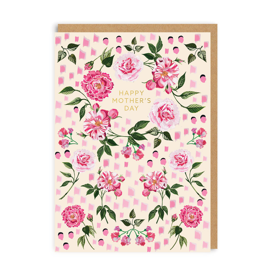 Happy Mother's Day Tea Rose Greeting Card