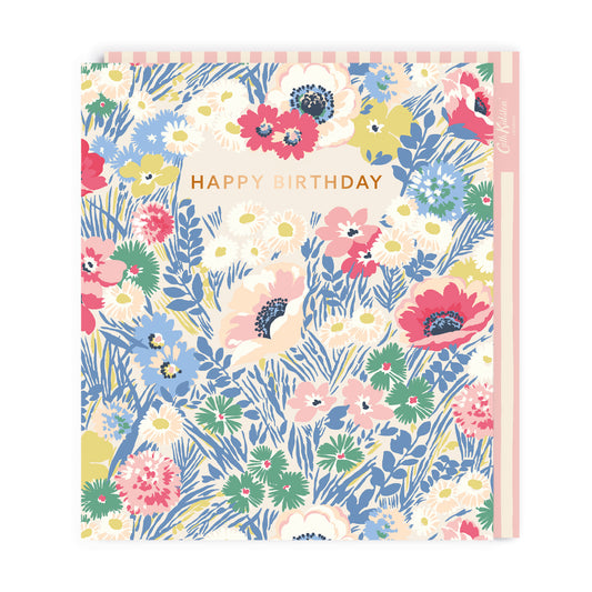Cath Kidston Meadow Floral Large Birthday Greeting Card