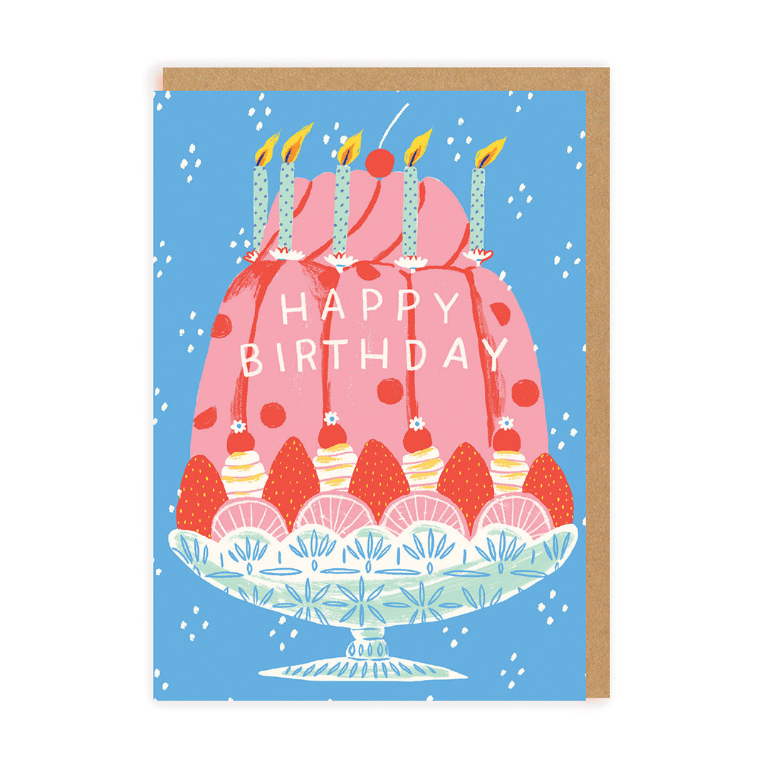 Trifle Cake Greeting Card