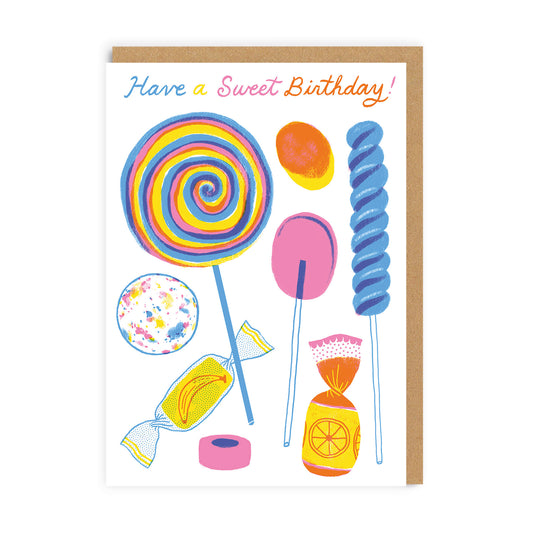 Candy Sweetest Birthday Greeting Card
