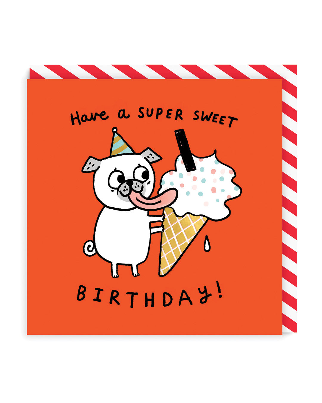 Super Sweet Birthday Square Greeting Card