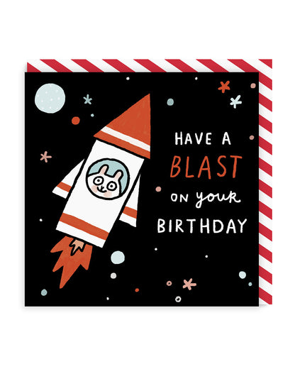 Have A Blast! Square Greeting Card