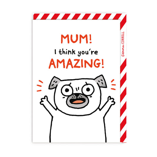 I Think You're Amazing Mother's Day Card
