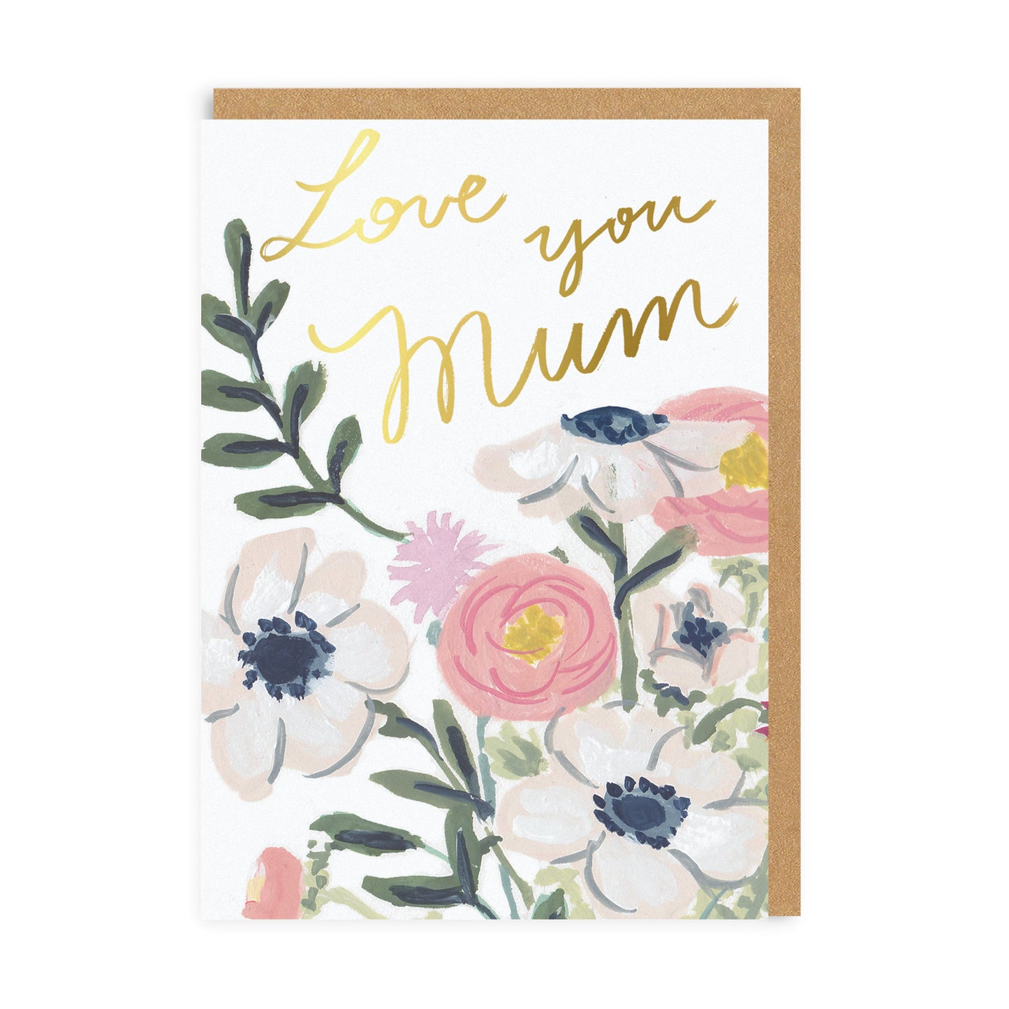 Love You Mum Greeting Card