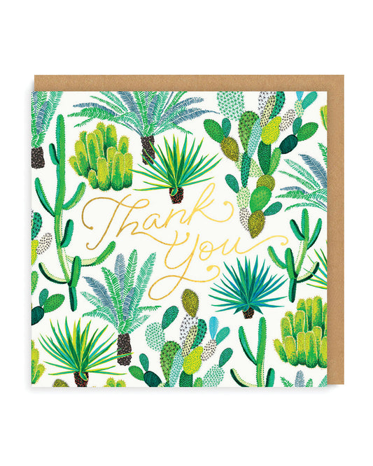 Cacti Thank You Greeting Card