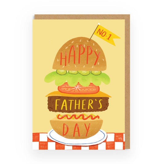Father's Day Burger Greeting Card