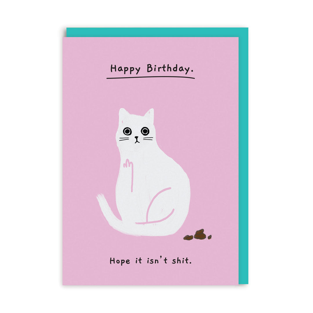 Birthday, hope it isn't shit Greeting Card