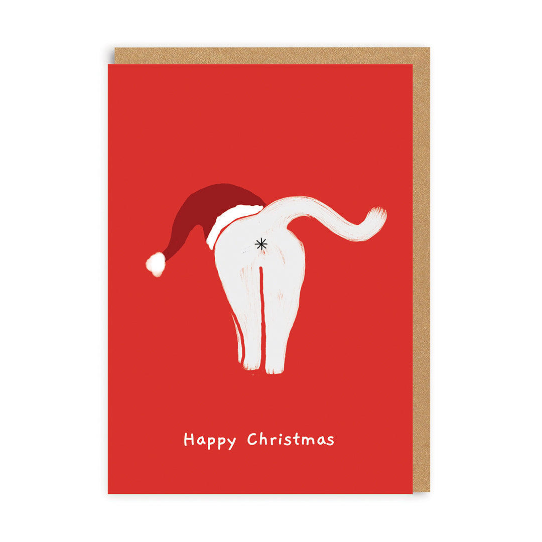 Christmas Asshole Greeting Card