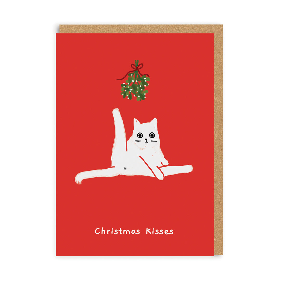 Christmas Kisses Greeting Card