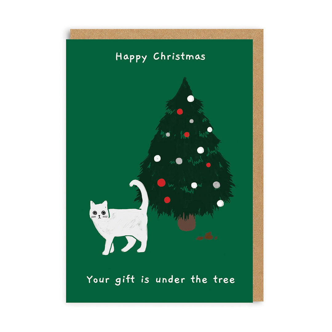 Gift Under the Tree Greeting Card