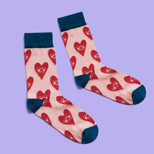 Eye Heart U Socks
