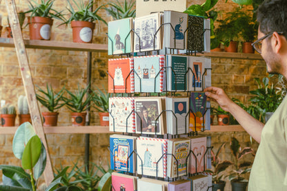 48 Pocket Greeting Card Spinner (POS01)