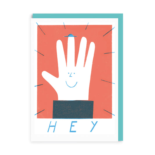 Hey High Five Greeting Card
