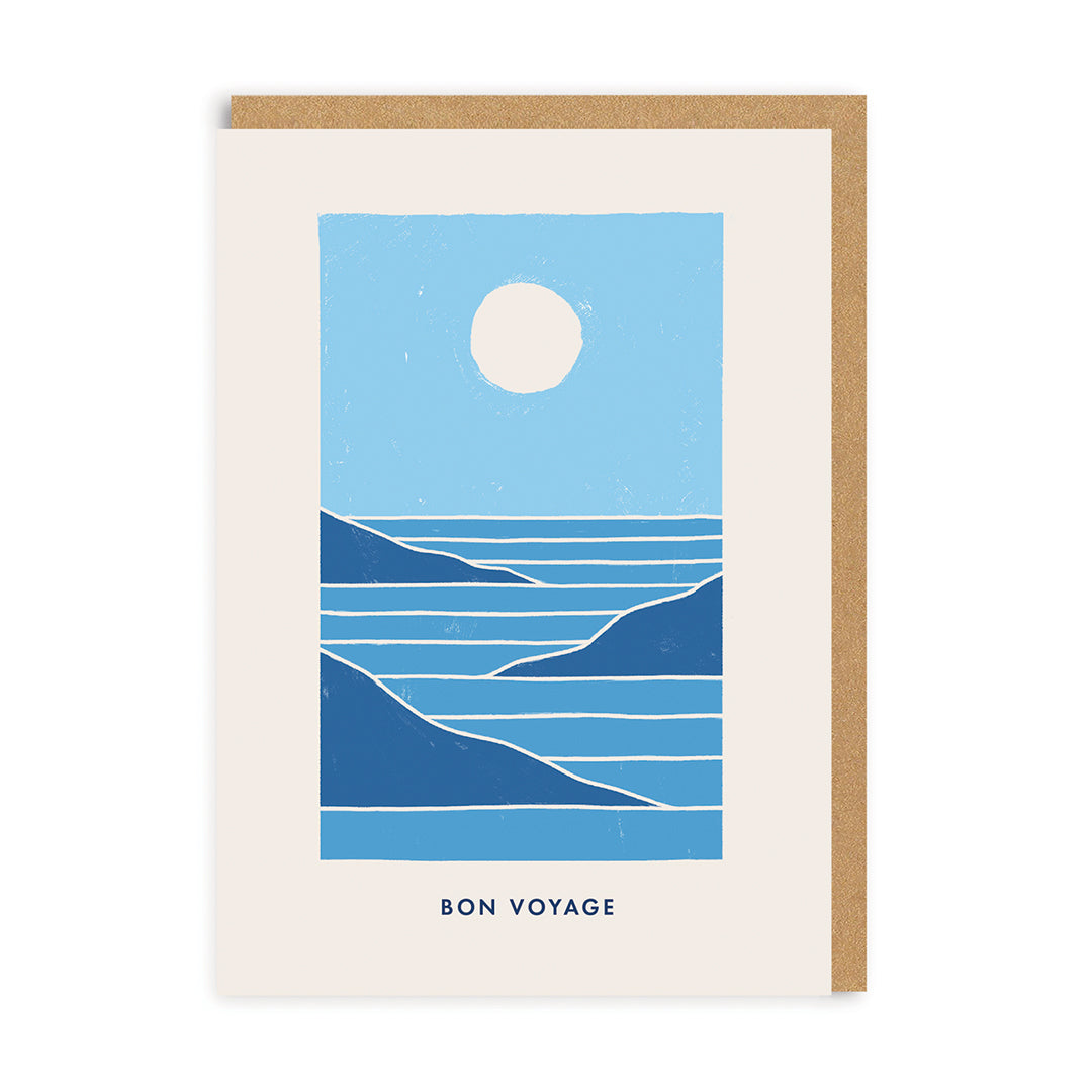 Bon Voyage Sea Greeting Card