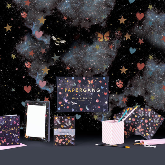 Papergang: A Stationery Selection Box - Night Garden by Olivia Burton Edition