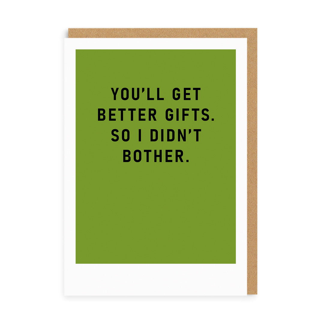 I Didn't Bother Greeting Card