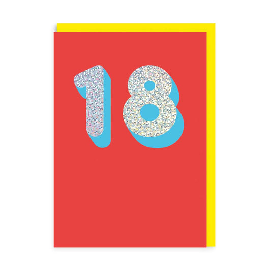 Age 18 Birthday Greeting Card