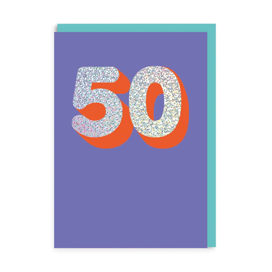 Age 50 Birthday Greeting Card