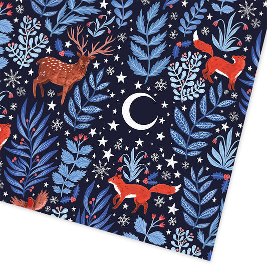 Winter Forest Flat Giftwrap
