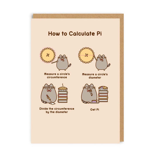 How To Calculate Pi Greeting Card