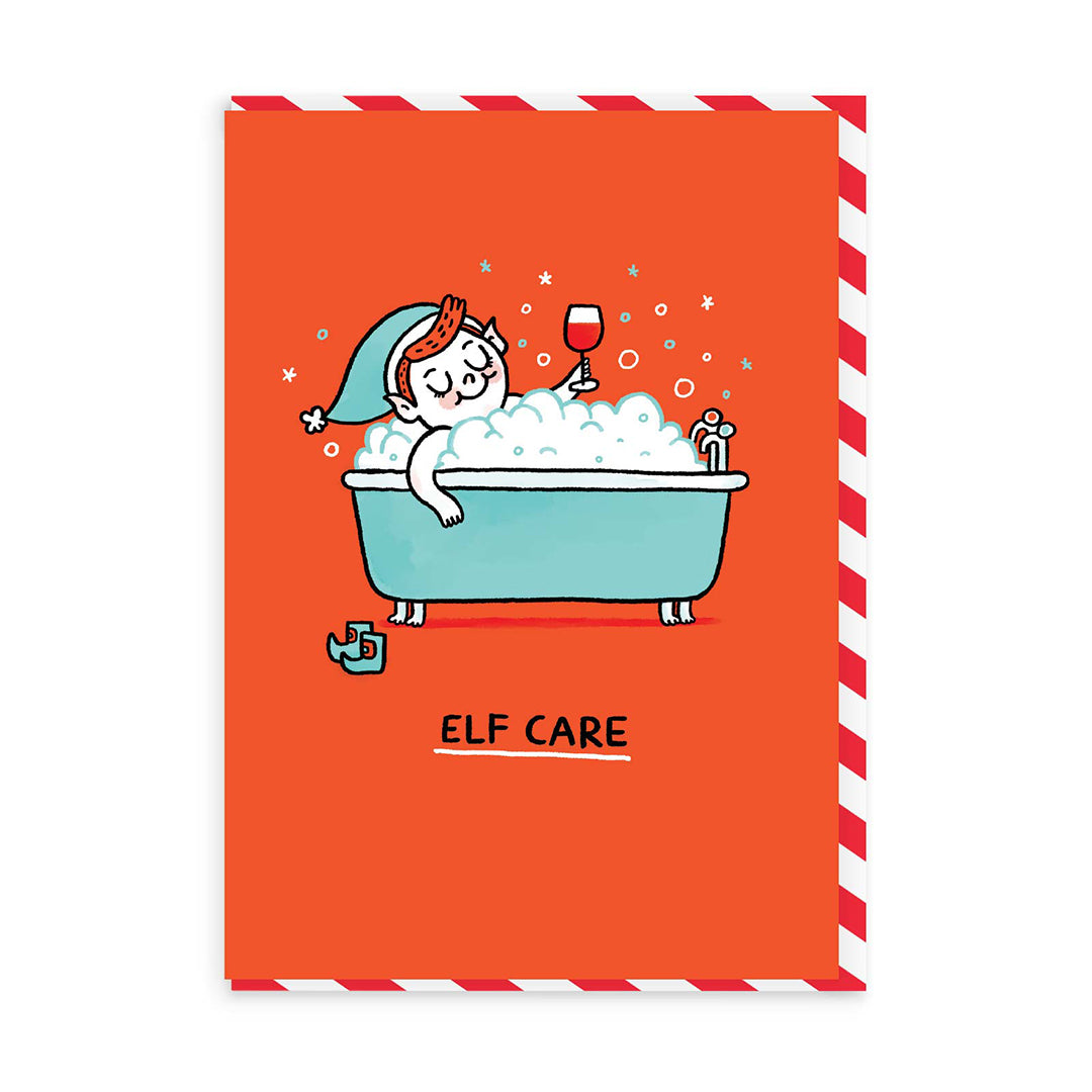 Elf Care Greeting Card