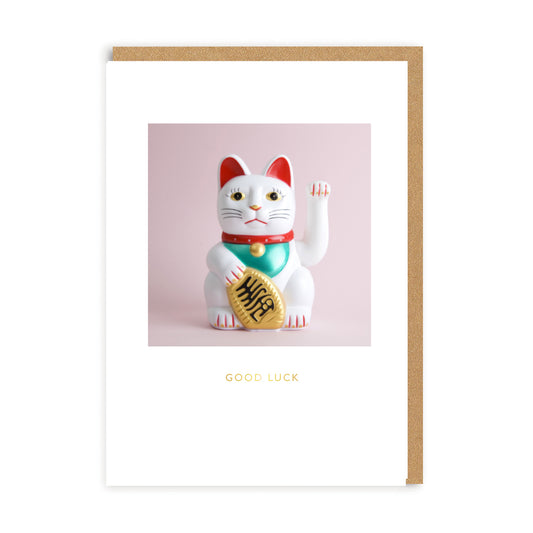 Lucky Cat Greeting Card