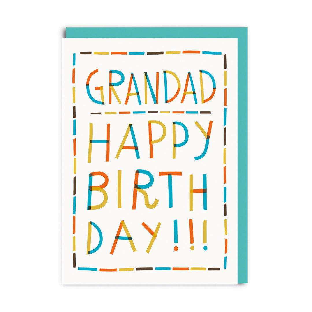 Grandad - Happy Birthday Greeting Card