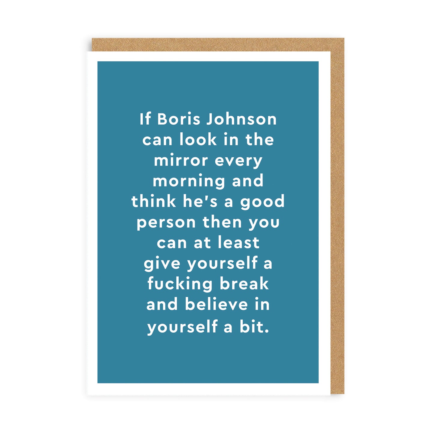 Boris Johnson Greeting Card