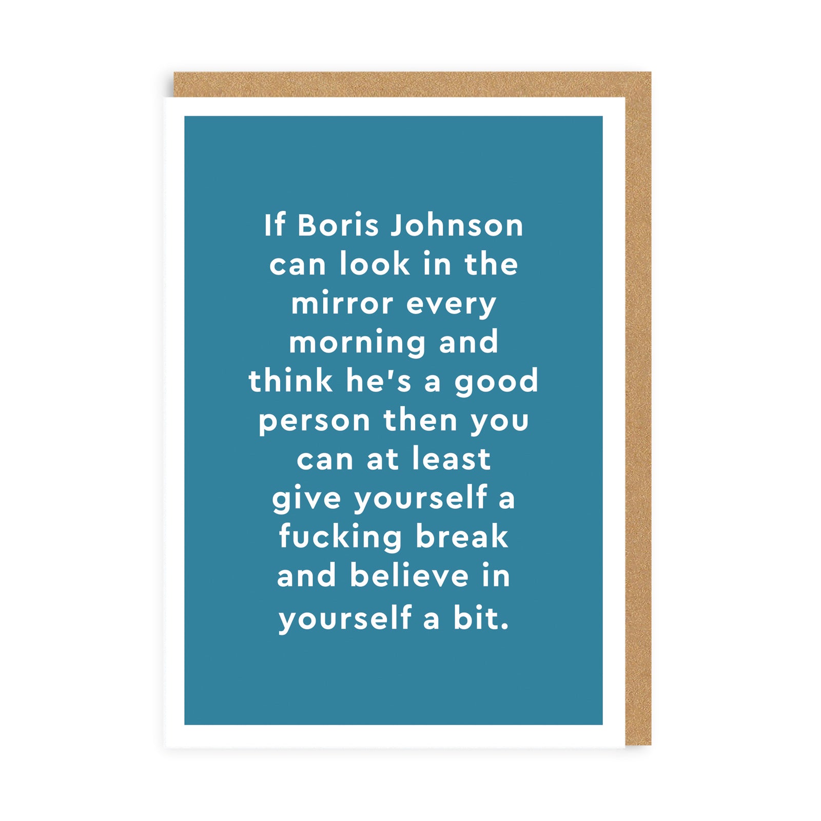 Boris Johnson Greeting Card