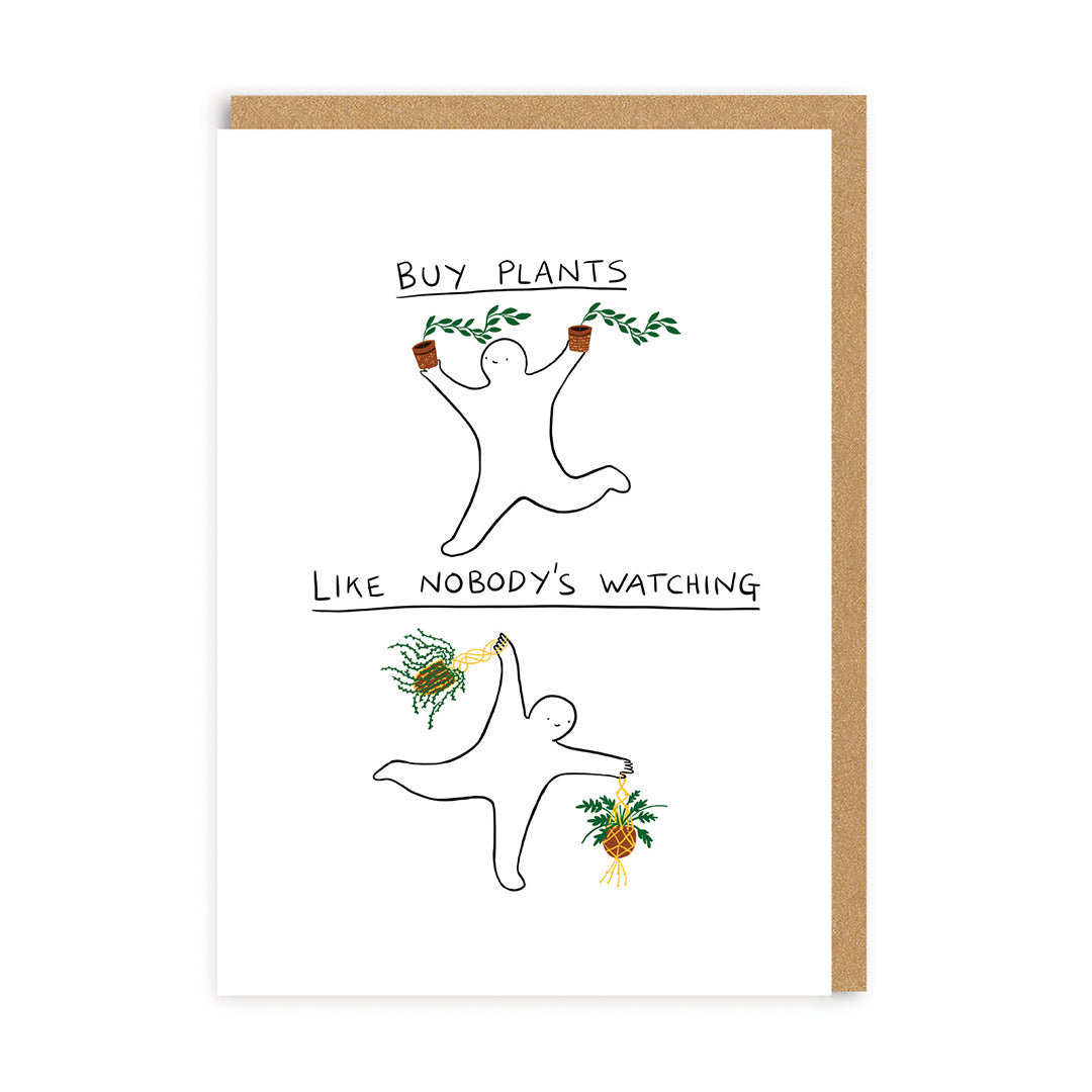 Buy Plants Greeting Card