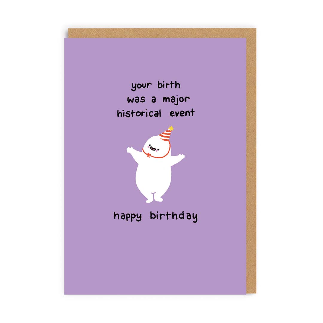 Major Historical Event Greeting Card