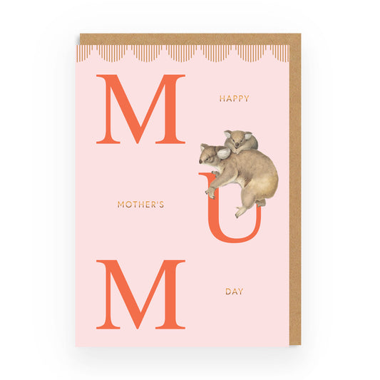 Happy Mother's Day Koala Greeting Card