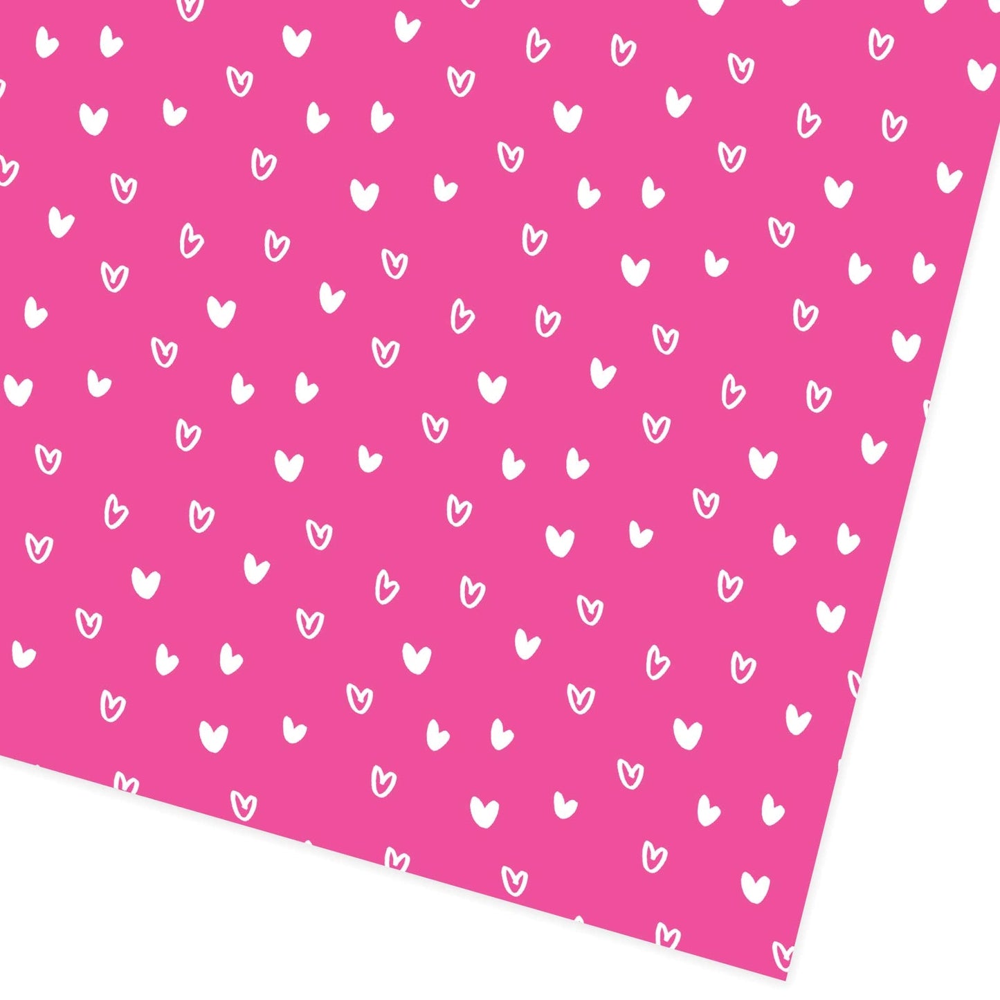 Neon Hearts Flat Gift Wrap (379)