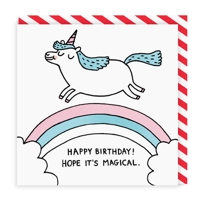 Magical Birthday Square Greeting Card
