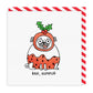 Bah Humpug Square Greeting Card